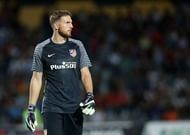 COSENZA, ITALY - AUGUST 06: Jan Oblak of Atletico de Madrid during pres-season friendly match between FC Crotone and Club Atletico de Madrid at Stadio Comunale Gigi Marulla on August 6, 2016 in Cosenza, Italy.  (Photo by Maurizio Lagana/Getty Images)
